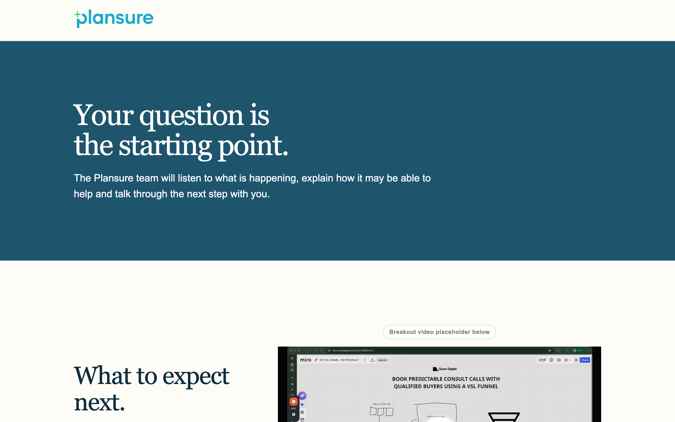 Confirmation page preview