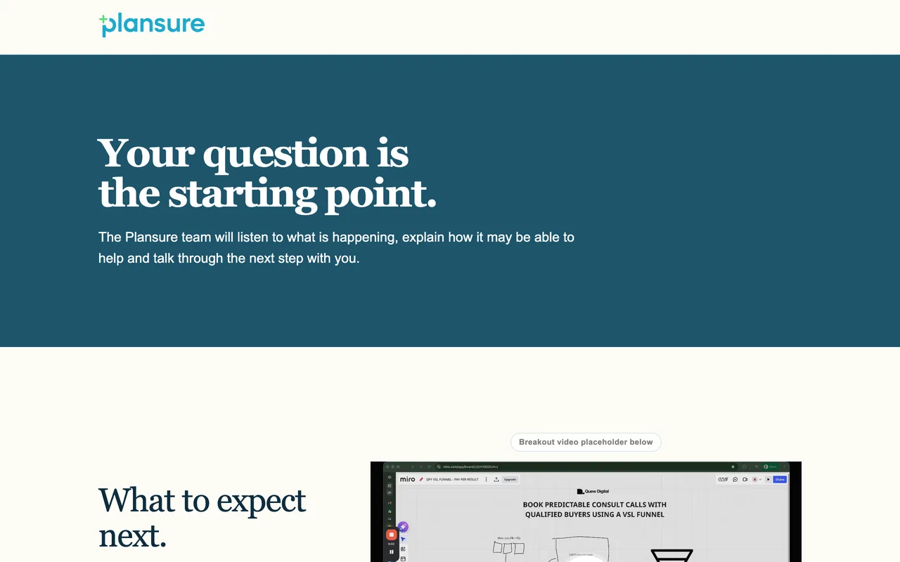 Confirmation page preview