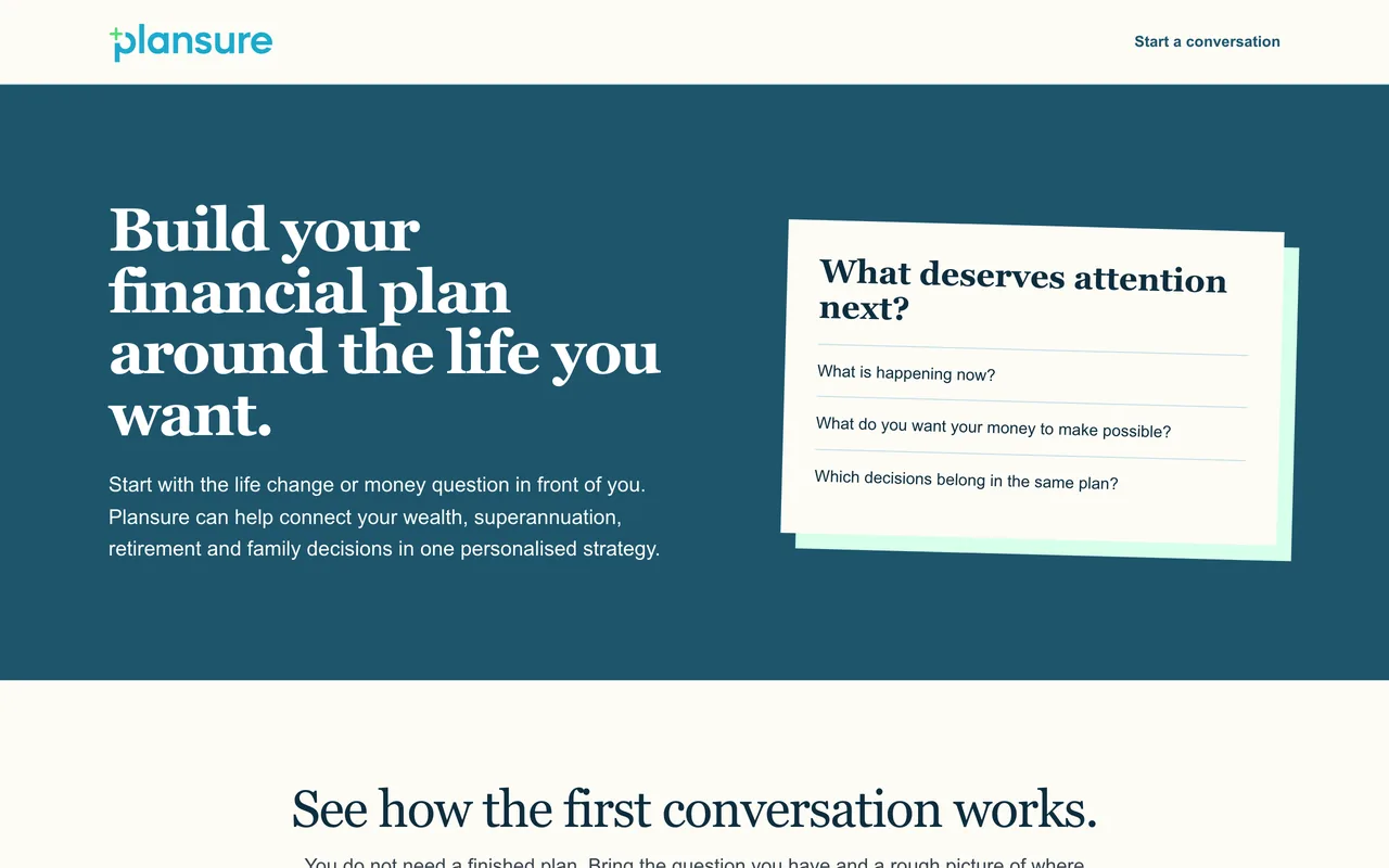 Landing page preview